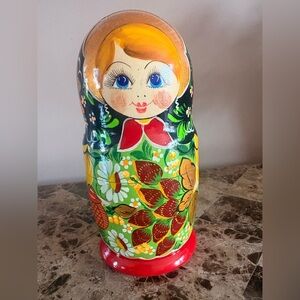 Colorful Russian Nesting Doll